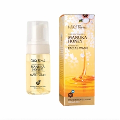 SỮA RỬA MẶT TẠO BỌT MẬT ONG Wild Ferns Manuka Honey 80+ Luxurious Foaming Facial Wash, 100ml