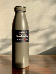 BÌNH GIỮ NHIỆT NÓNG & LẠNH Sistema Drink Bottle Stainless Steel, 2 LỚP THÉP KHÔNG RỈ, 500ml