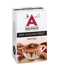 HỘP 10 GÓI SOCOLA TRẮNG UỐNG LIỀN Avalanche Drinking Chocolate Satchets, 99% KHÔNG ĐƯỜNG Sugar Free, Chocolate White