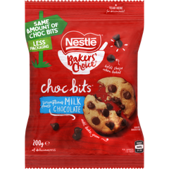 VIÊN CHIP Socola Sữa / Trắng NESTLE Scrumptious Milk / Irrisistible White Chocolate Choc Bits NƯỚNG BÁNH Bakers' Choice