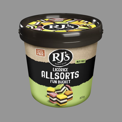 KẸO DẺO CAM THẢO ĐA SẮC RJ’s Licorice Smallsorts, KHÔNG HẠT Nut Free – KHÔNG DẦU CỌ Palm Oil Free, 180g