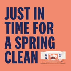 TÚI KHĂN ƯỚT DIỆT KHUẨN SIZE LỚN NHẤT Tuffy Wipes Xlarge 99.9% Antibacteria, GỐC THỰC VẬT Plant Based - KHÔNG CHỨA NHỰA