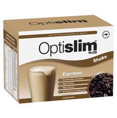 GÓI BỘT THAY THẾ BỮA ĂN Optislim VLCD Meal Replacement Shake, VỊ SOCOLA / SALTED CARAMEL / COFFEE ESPRESSO, 43g