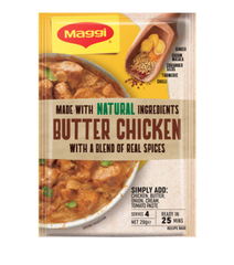 BỘT GIA VỊ GÀ Maggi Chicken, Apricot - Chasseur - Creamy - Chow Mein, THÀNH PHẦN TỰ NHIÊN Natural Ingredients