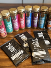GÓI GIA VỊ ƯỚP Raptor Naturals Herb & Spice Rub / Sprinkle, Chipotle & Coffee / BBQ / Steak / Vegie