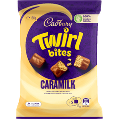 TÚI 5 - 12 THANH SOCOLA Cadbury Caramilk / Twirl Bites / Moro Sharepack / Crunchie Bites