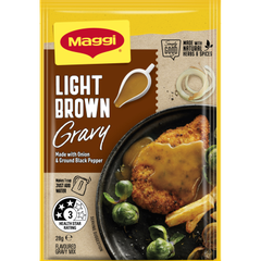 BỘT SỐT CHẤM RICH DARK Maggi Simmer Sauce Gravy, Real Herbs and Spices, 17g