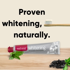 KEM ĐÁNH RĂNG THAN HOẠT TÍNH - TRẮNG BÓNG Red Seal Whitening Toothpaste Activated Charcoal, Paraben Free, 110g
