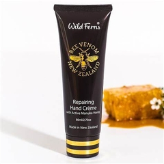 KEM DƯỠNG DA TAY NỌC ONG Wild Ferns - Bee Venom Reparing Hand Crème, Active Manuka Honey, 80ml