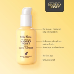 SỮA RỬA MẶT MẬT ONG Wild Ferns Manuka Honey Gentle Facial Cleanser, 140ml