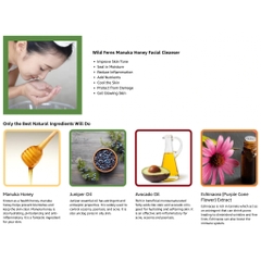 SỮA RỬA MẶT MẬT ONG Wild Ferns Manuka Honey Gentle Facial Cleanser, 140ml