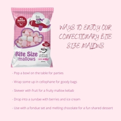 KẸO Marshmallow HỒNG – TRẮNG Ma Baker’s Bite Size Mallows – Pink & White, Gluten Free, 200g