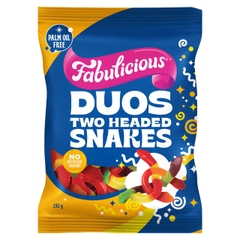 KẸO DẺO TRÁI CÂY RJ’s Fabulicious, Sherbet Fizz & Duos Gummy Rings, KHÔNG DẦU CỌ Palm Oil Free, KHÔNG MÀU – MÙI NHÂN TẠO