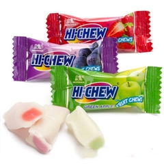 KẸO MỀM Morinaga Hi-Chew Tropical Mix Chewy Candy, Vị trái cây nhiệt đới THƠM – XOÀI – CAM, 100g