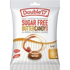 KẸO NGẬM TRÁI CÂY – KEM BƠ KHÔNG ĐƯỜNG Double ‘D’ Sugar Free FRUIT DROPS – BUTTER CREAM CANDY, 70KẸO NGẬM TRÁI CÂY – KEM