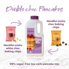 BỘT BÁNH PANCAKE ĂN KIÊNG LOW CARB - KHÔNG ĐƯỜNG Noshu Sugar Free Pancake Mix, Gluten Free, 240g