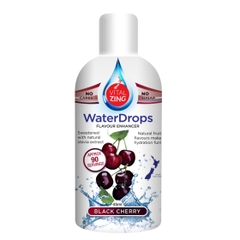 GIỌT NƯỚC TRÁI CÂY KHÔNG ĐƯỜNG Vital Zing Water Drops Flavour Enhancer, Tropical - Black Cherry - Tropical Fruit, 45ml