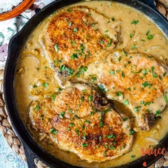 BỘT SỐT CHẤM THỊT HEO Maggi Pork Gravy, Real Onion - HẠT NGÒ Coriander Seeds - XÔ THƠM Sage, 26g