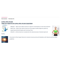 BỘT SỮA TĂNG CƯỜNG SỨC KHỎE TOÀN DIỆN ALPHA LIPID LifeLine Colostrum Blended Food Powdered Drink, NEW ZEALAND, 450g