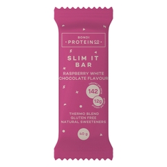 THANH ĂN VẶT BỔ SUNG ĐẠM WHEY-PHÚC BỒN TỬ RASPBERRY Bondi Protein Co - Slim It Bar, Gluten Free, Made in Australia, 40g