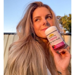 HŨ 60 VIÊN KẸO DẺO VITAMIN C, E, BIOTIN, ZINC Nature's Way Vita Gummies, Hair - Skin - Nail Health - Minerals, VỊ BERRY