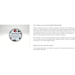 KEM DƯỠNG ĐA DỤNG CHO DA - MÔI - TÓC Blam Blam Beauty Balm with Organic Rosehip - Hemp, MINI - TRAVEL - TRIAL, 10g