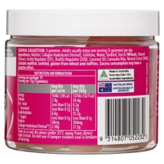 HŨ 40 VIÊN KẸO DẺO KHÔNG ĐƯỜNG Bổ sung collagen Type 1, 3 - Nuôi dưỡng da khỏe Nature's Way Beauty Collagen, Sugar Free