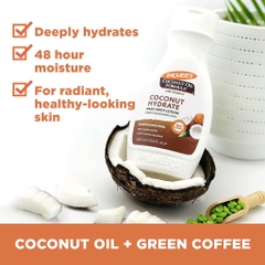 SỮA DƯỠNG ẨM SÂU - TRẺ DA SUỐT 48 TIẾNG, Vitamin E - Coconut Oil, Palmer's Body Lotion, Deeply Moisturizes Skin, 250ml