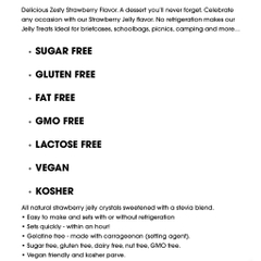 BỘT THẠCH – RAU CÂU KHÔNG ĐƯỜNG Simply Delish Jelly, Non GMO, Sugar Free, Gelatin Free, Plant-Based, 20g