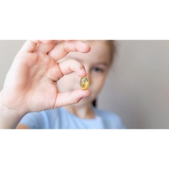 HŨ 50 VIÊN DẦU CÁ BỔ NÃO CHO TRẺ EM - NHAI ĐƯỢC Radiance Kids VitaChews Brain Omega 3 DHA 50 Chewable Tablets
