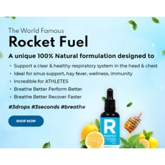 CHAI 100ml GIỌT THÔNG THỞ - HOẠT ĐỘNG THỂ THAO The World Famous Rocket Fuel, Active Manuka