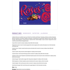 SOCOLA ĐEN / SỮA MIX NHIỀU LOẠI Cadbury ROSES - FAVOURITES, DARK / MILK Delight - Deluxe CHOCOLATE / NOUGAT