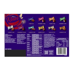 SOCOLA ĐEN / SỮA MIX NHIỀU LOẠI Cadbury ROSES - FAVOURITES, DARK / MILK Delight - Deluxe CHOCOLATE / NOUGAT