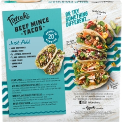 TÚI 12 BÁNH TACO MỀM / TORTILLAS Farrah's Flame Baked, KHÔNG GÃY - VỠ khi xếp bánh, 288g (12 pack x 24g)