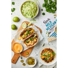 TÚI 12 BÁNH TACO MỀM / TORTILLAS Farrah's Flame Baked, KHÔNG GÃY - VỠ khi xếp bánh, 288g (12 pack x 24g)