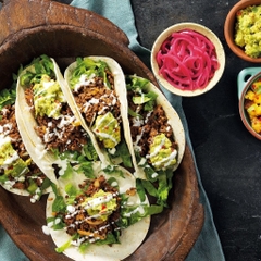 TÚI 12 BÁNH TACO MỀM / TORTILLAS Farrah's Flame Baked, KHÔNG GÃY - VỠ khi xếp bánh, 288g (12 pack x 24g)
