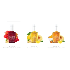 TRÀ / SODA TRÁI C Y QUARTERPAST Fruit Tea - Lemon / Turmeric / Hibiscus Ginger & Manuka Honey, 250m