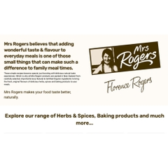 GIA VỊ MÓN Ý Mrs Rogers Naturals Tuscan Seasoning, TÚI PHÂN HỦY Compostable Eco Pack - 100% New Zealand Owned & Operated