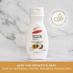 SỮA DƯỠNG ẨM Natural Vitamin E TỰ NHIÊN - TRẺ DA SUỐT 24 TIẾNG, Palmer's Body Lotion, Bơ Butter - Quả bơ Avocado, 250ml