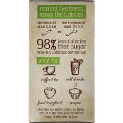 ĐƯỜNG ĂN KIÊNG Naturals Sugar Substitute Stevia Sticks, Non GMO, Gluten Free, 60g (40 gói)