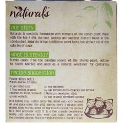 ĐƯỜNG ĂN KIÊNG Naturals Sugar Substitute Stevia Sticks, Non GMO, Gluten Free, 60g (40 gói)