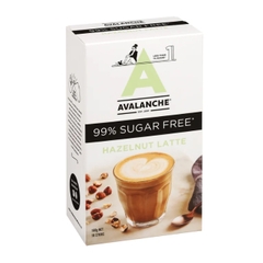 HỘP 10 GÓI CÀ PHÊ AVALANCHE Coffee Sticks, 99% KHÔNG ĐƯỜNG Sugar Free, Caramel Latte / Hazelnut Latte, 160g