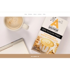 HỘP 10 GÓI CÀ PHÊ AVALANCHE Coffee Sticks, 99% KHÔNG ĐƯỜNG Sugar Free, Caramel Latte / Hazelnut Latte, 160g