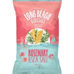 BÁNH TORTILLA GIÒN Long Beach Tortilla Chips Classics Rosemary & Sea Salt – HƯƠNG THẢO & MUỐI BIỂN, Non GMO, Glute Free