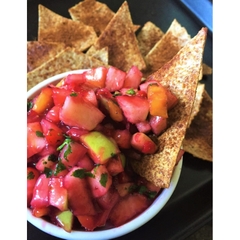 BÁNH TORTILLA GIÒN Long Beach Tortilla Chips Classics Rosemary & Sea Salt – HƯƠNG THẢO & MUỐI BIỂN, Non GMO, Glute Free