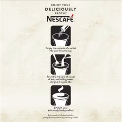 HỘP 10 GÓI Nescafe Cafe Menu Coffee Sachets Capuchino – Caramel – Hazelnut –  Mocha – Vanilla