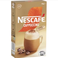 HỘP 10 GÓI Nescafe Cafe Menu Coffee Sachets Capuchino – Caramel – Hazelnut –  Mocha – Vanilla
