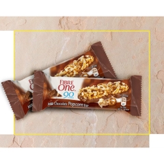 HỘP 5 THANH SOCOLA BẮP Fibre One Milk Chocolate Popcorn Bars, 105g
