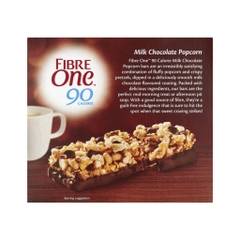 HỘP 5 THANH SOCOLA BẮP Fibre One Milk Chocolate Popcorn Bars, 105g