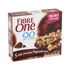 HỘP 5 THANH SOCOLA BẮP Fibre One Milk Chocolate Popcorn Bars, 105g